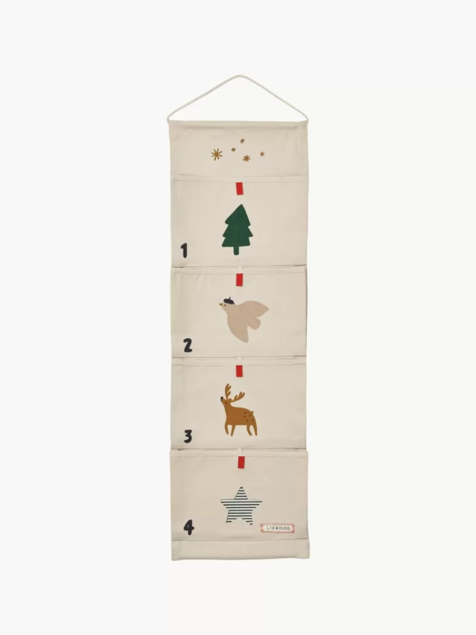 Liewood Adventskalender Holly van biokatoen | Kerstversiering