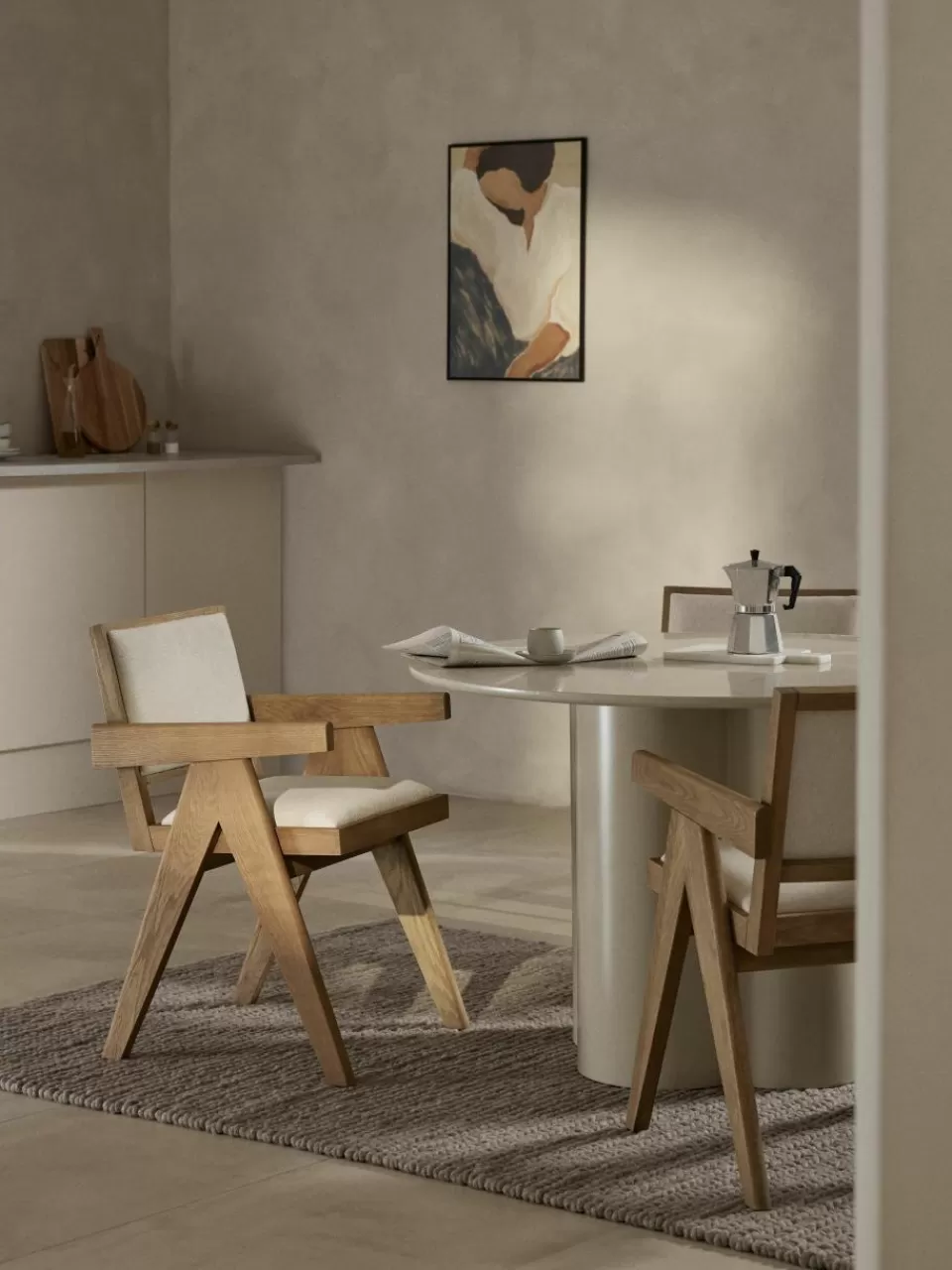 Westwing Collection Armstoel Sissi met vulling | Stoelen | Gestoffeerde Stoelen