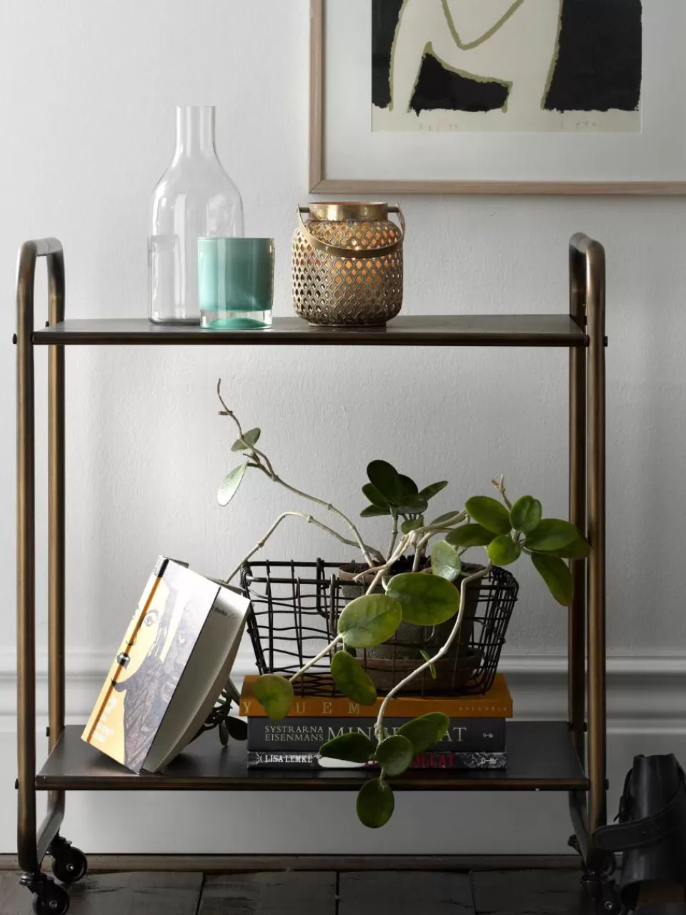 Ellos Home Bar cart Morris met wieltjes | Serveerwagens