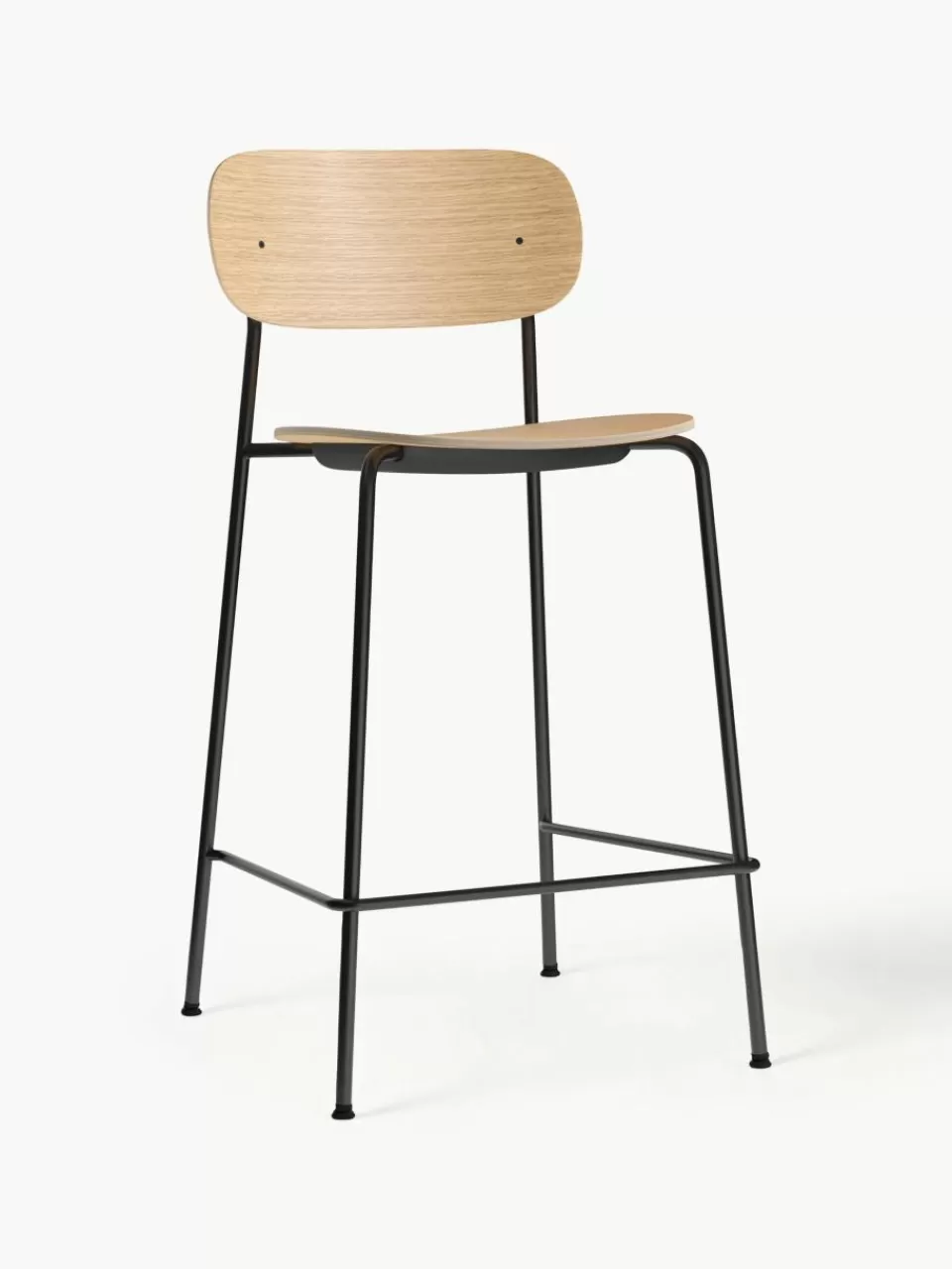 Audo Copenhagen Barkruk Co van metaal en hout | Stoelen | Barkrukken