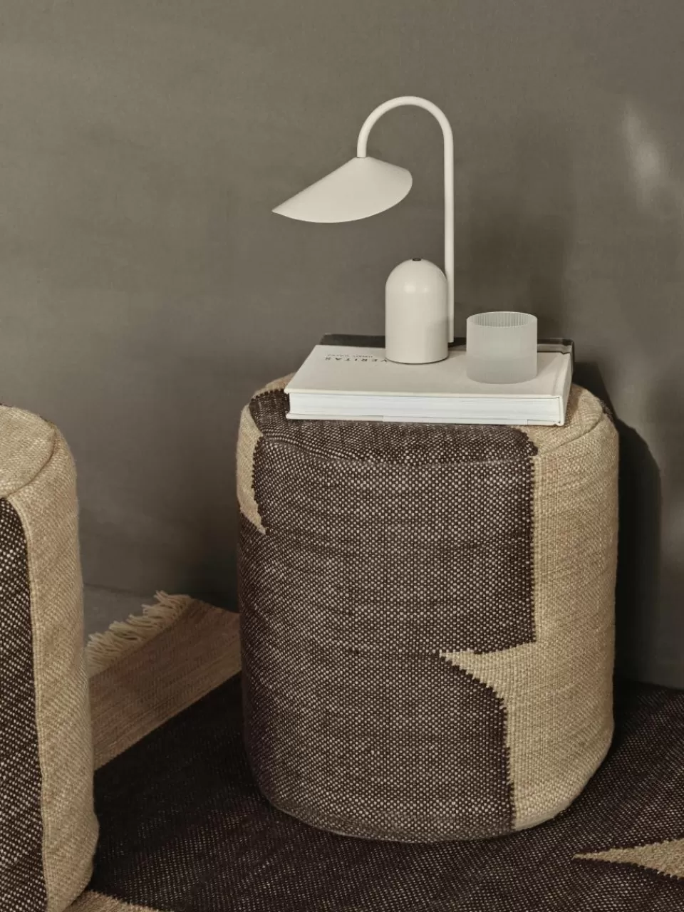 ferm LIVING Beklede poef Forene | Poefs & Krukjes | Poefs & Krukjes