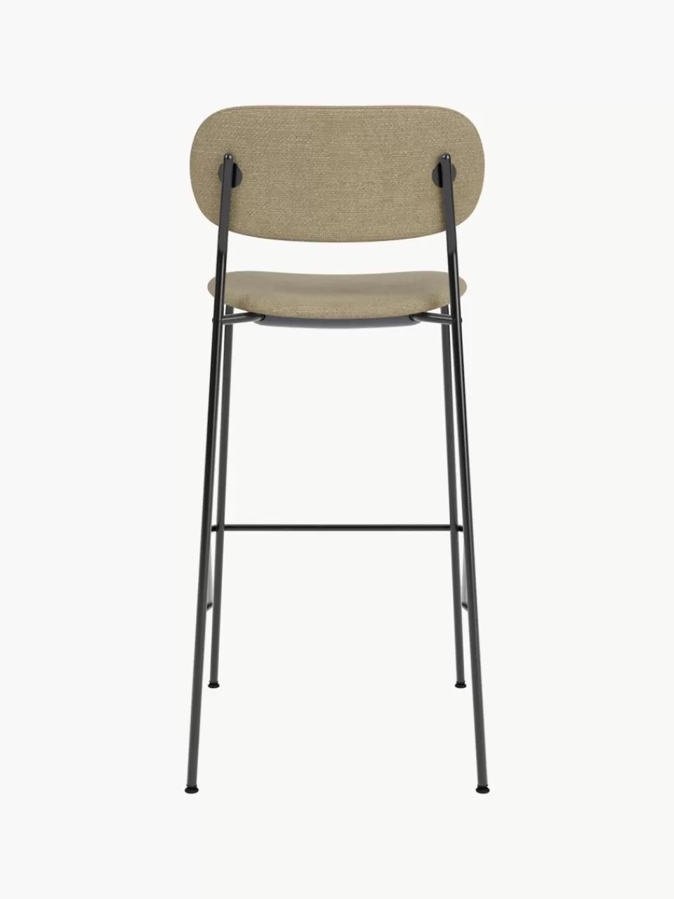 Audo Copenhagen Bouclé barkruk Co met metalen frame | Stoelen | Barkrukken