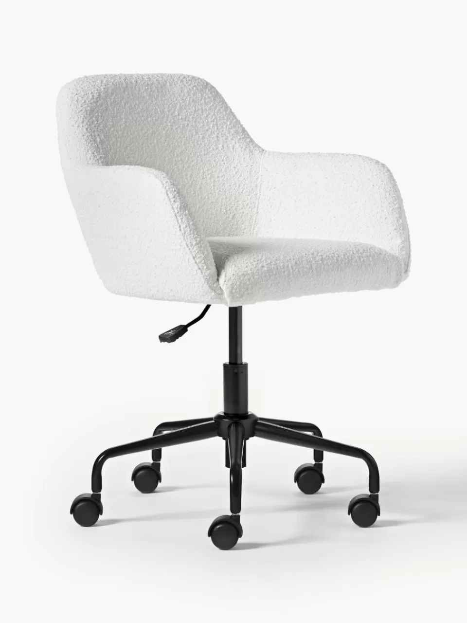 Westwing Collection Bouclé bureaustoel Lucie | Bureaustoelen | Stoelen