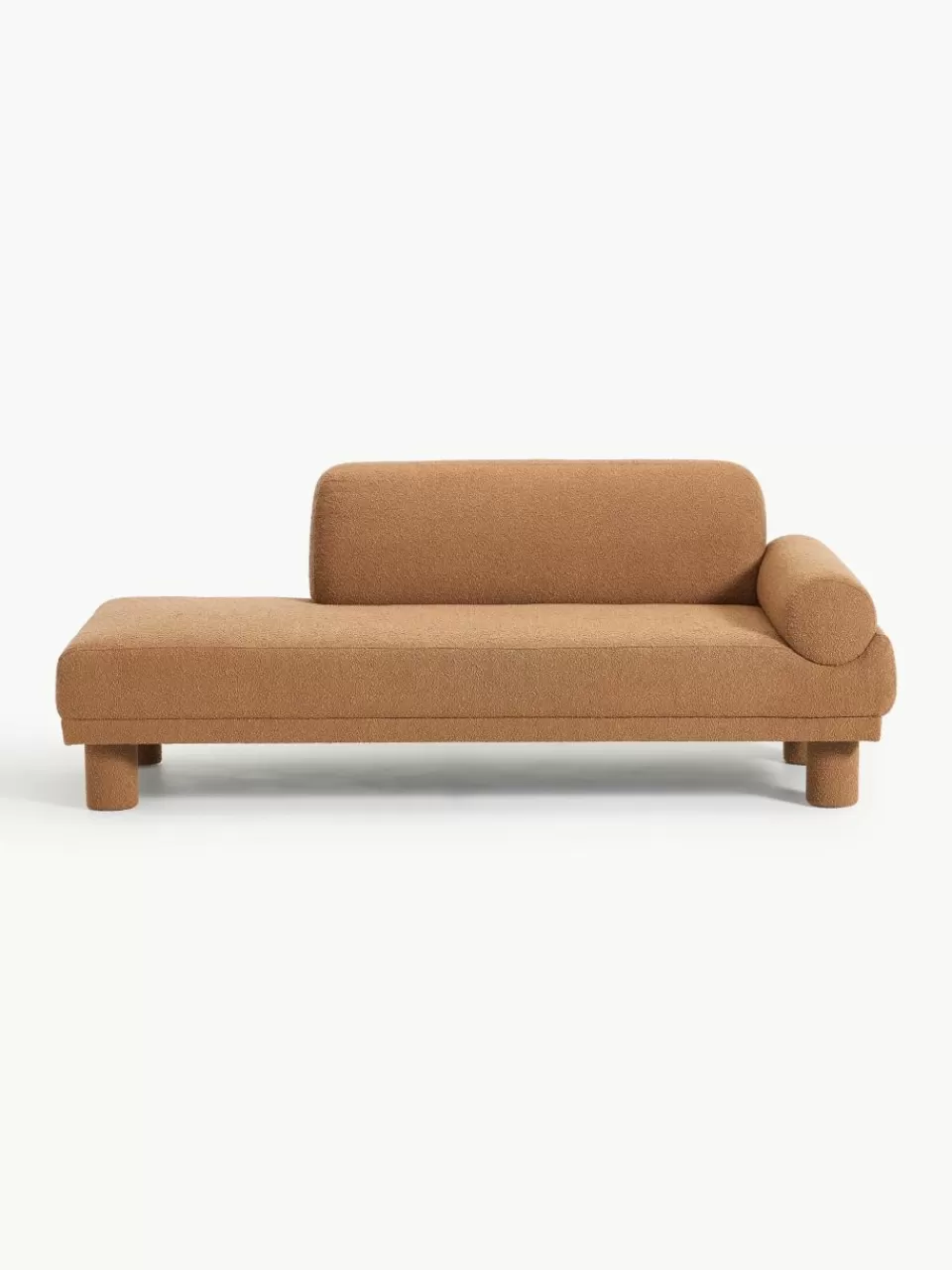 Westwing Collection Bouclé chaise longue Lilo | Banken | Modulaire Banken