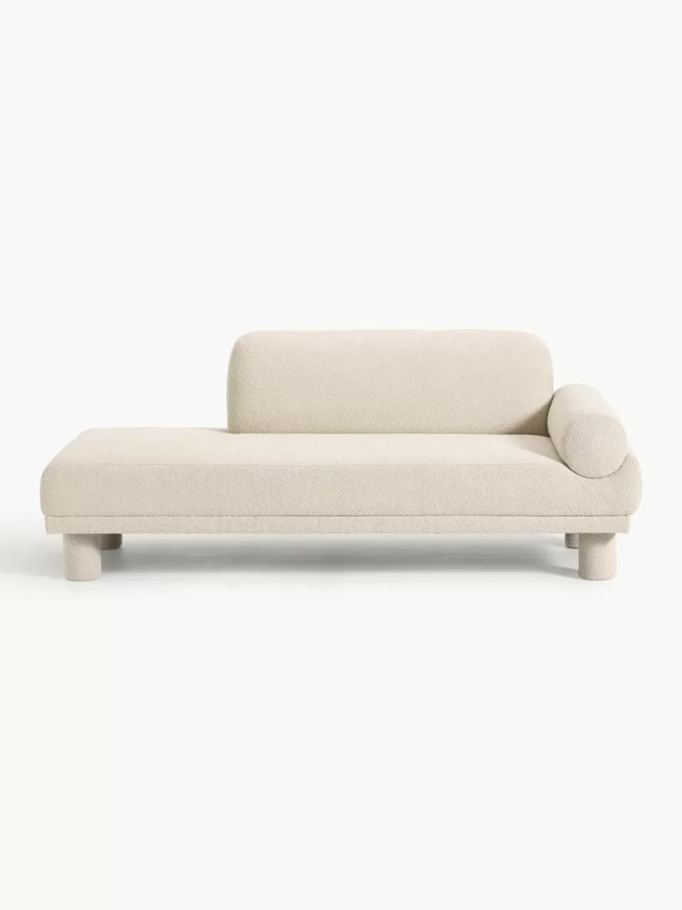 Westwing Collection Bouclé chaise longue Lilo | Banken | Modulaire Banken