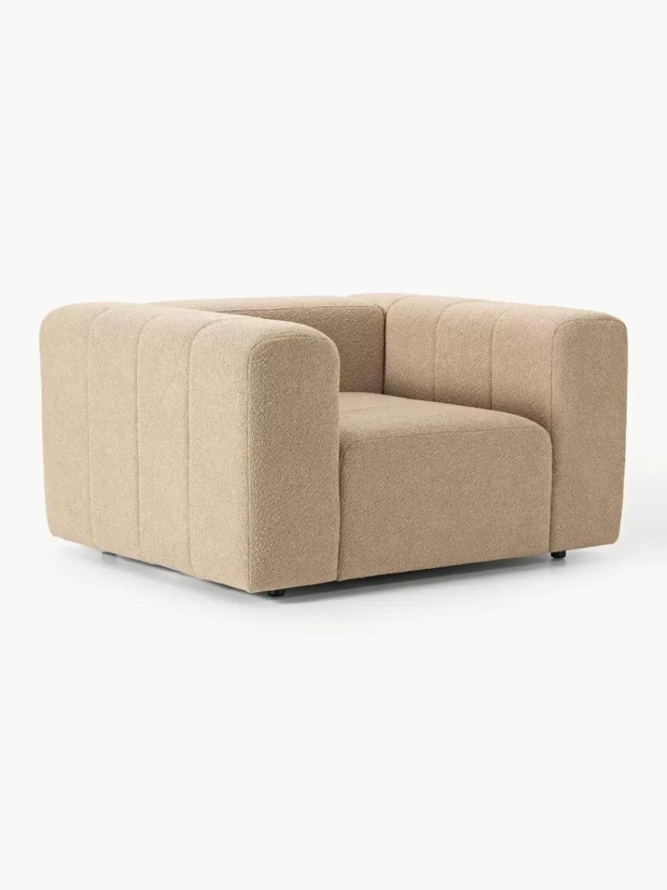 Westwing Collection Bouclé loungefauteuil Lena | Fauteuils | Bank Fauteuils