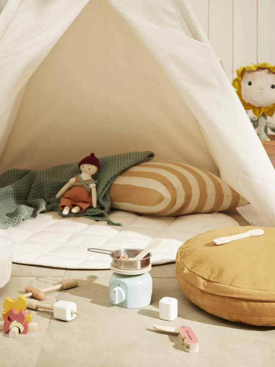 Westwing Camping speelset Kid's Hub, 10-delig | Speelgoed & Knuffels | Speelgoed & Knuffels