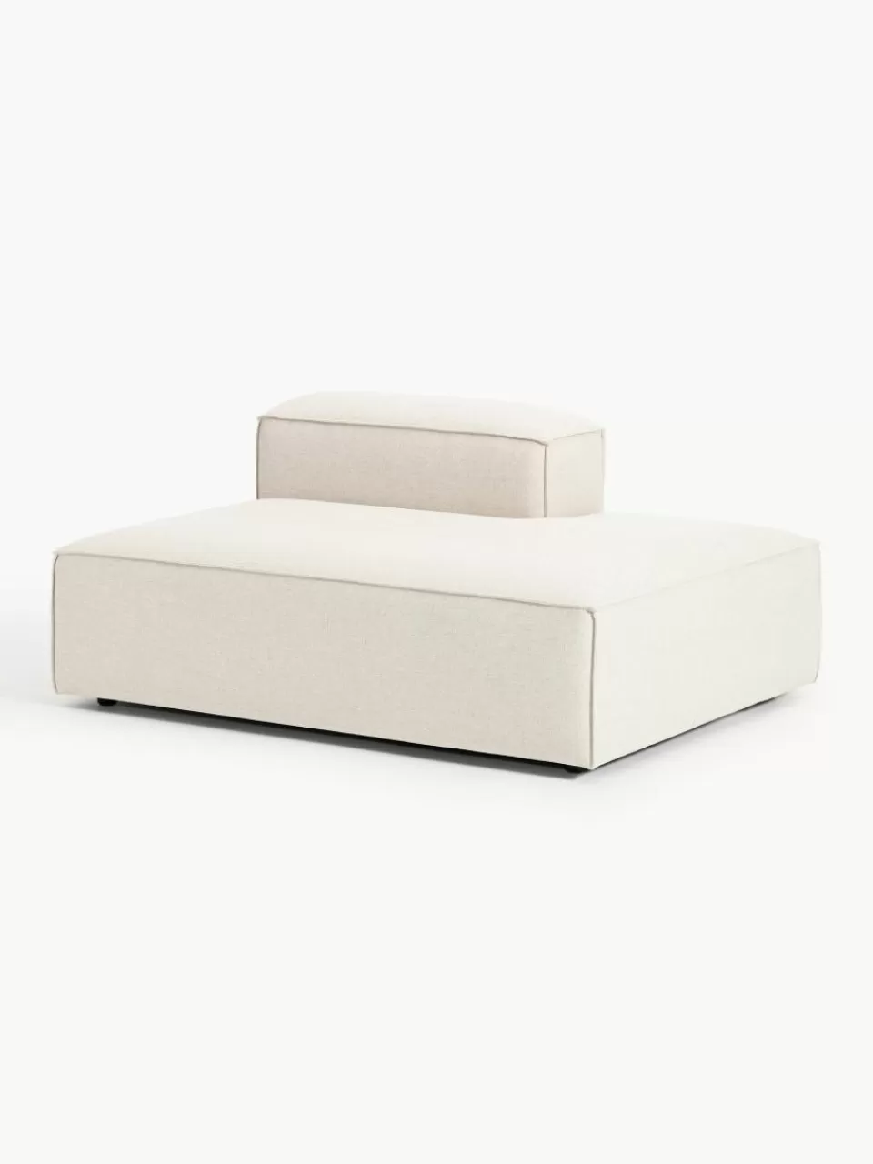 Westwing Collection Chaise longue module Lennon van linnenmix | Banken | Modulaire Banken