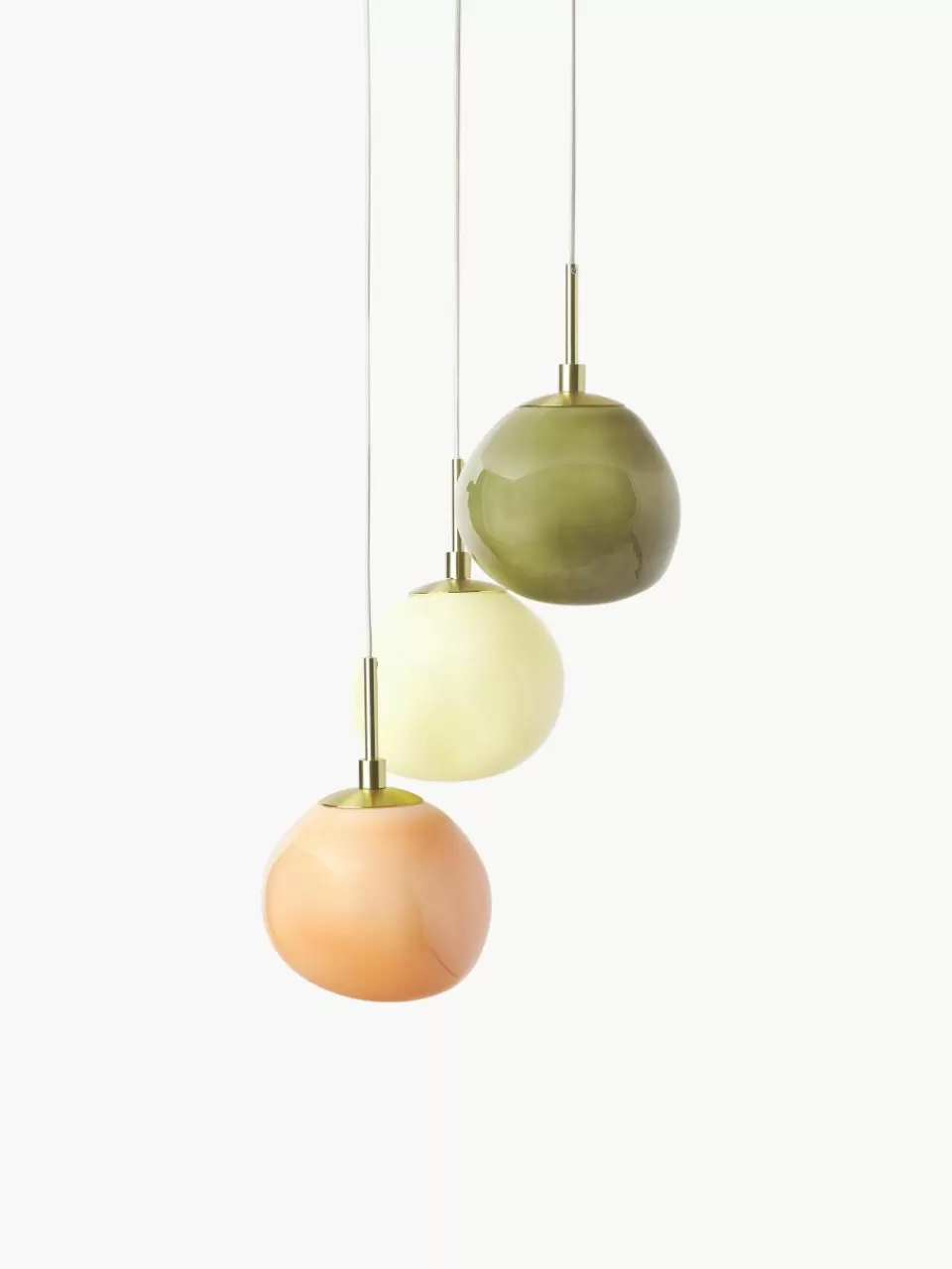 Westwing Collection Cluster hanglamp Josie van opaalglas | Hanglampen | Hanglampen