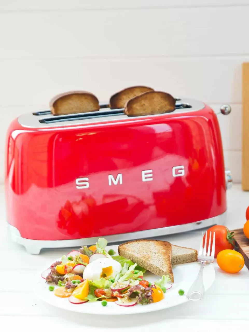 Smeg Compacte broodrooster 50's Style | Broodroosters