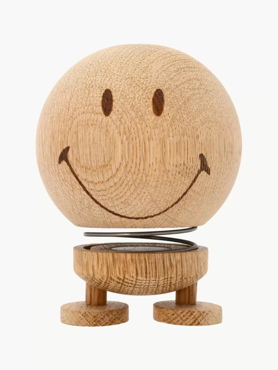 Hoptimist Decoratief object Smiley van eikenhout | Decoratie | Decoratieve Objecten