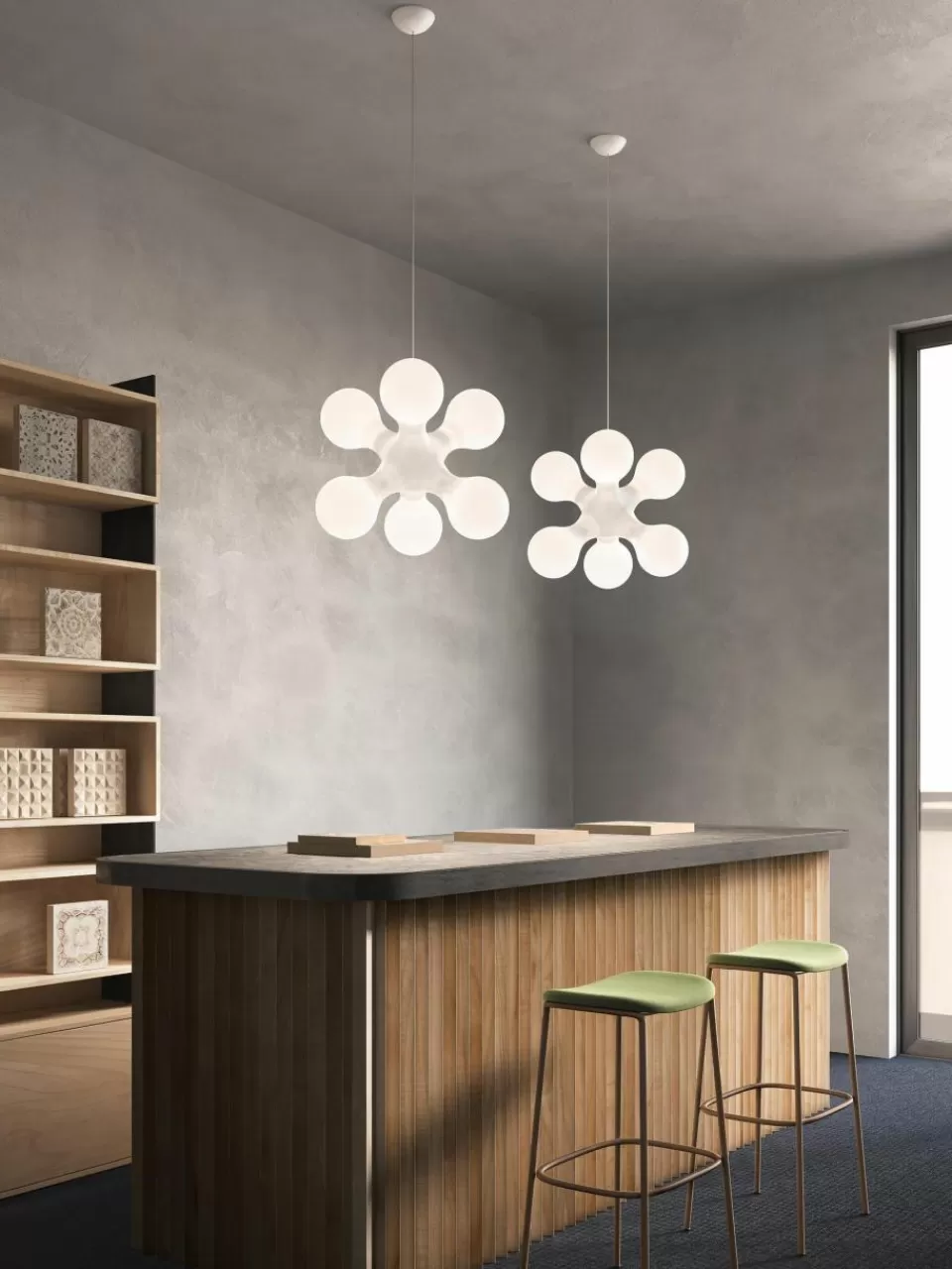 kdln Design hanglamp Atomium, dimbaar | Hanglampen | Hanglampen