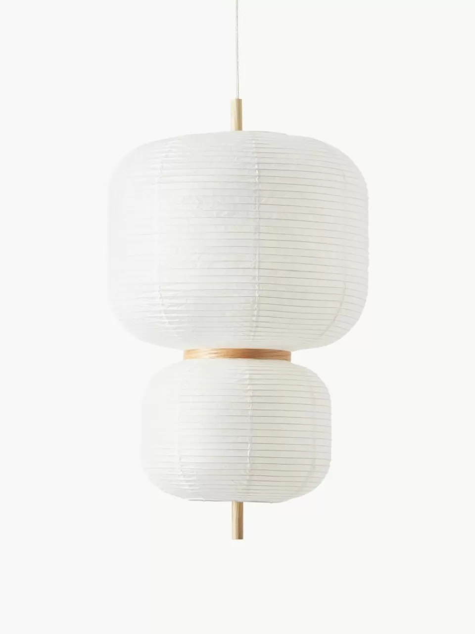 Westwing Collection Design hanglamp Misaki van rijstpapier | Hanglampen | Hanglampen