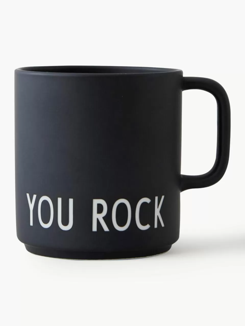 DESIGN LETTERS Design koffiemok Favourite YOU ROCK met opschrift | Servies | Koffiekopjes