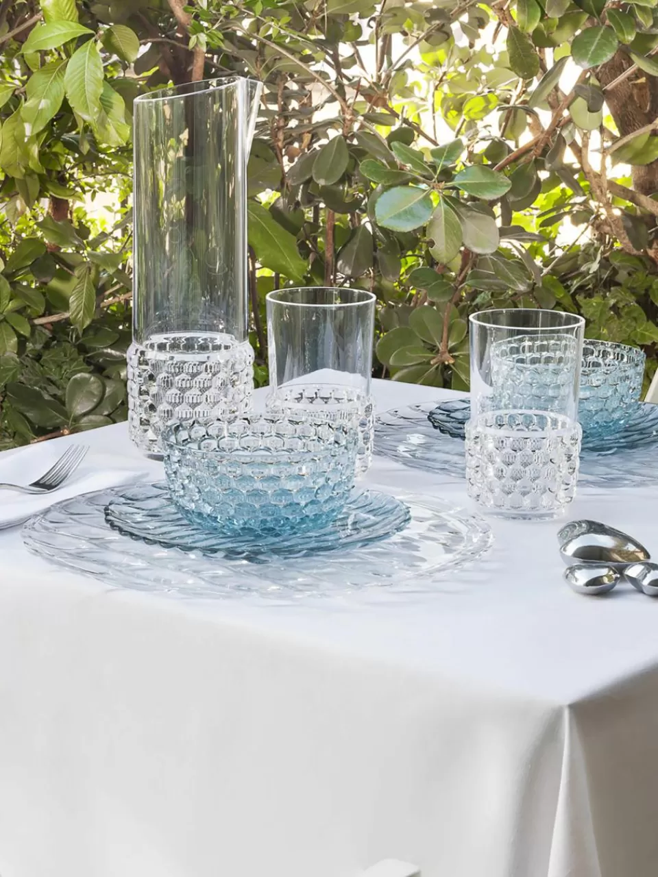 Kartell Dinerborden Jellies met structuurpatroon, 4 stuks | Dinerborden | Servies