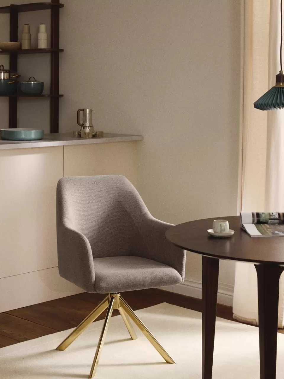 Westwing Collection Draaibare armstoel Isla | Stoelen | Gestoffeerde Stoelen