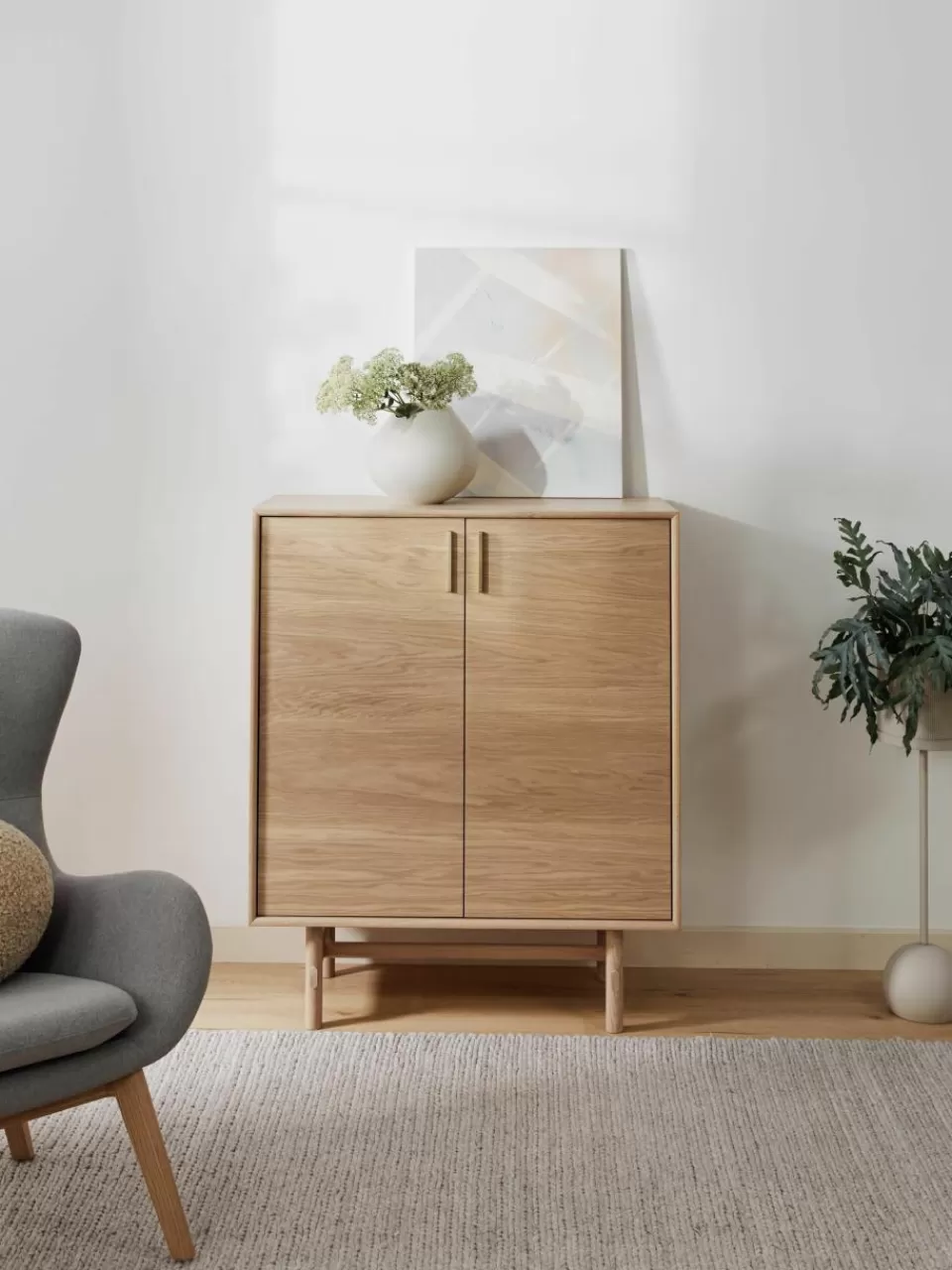 Westwing Collection Dressoir Diana van eikenhout | Wandkasten | Wandkasten