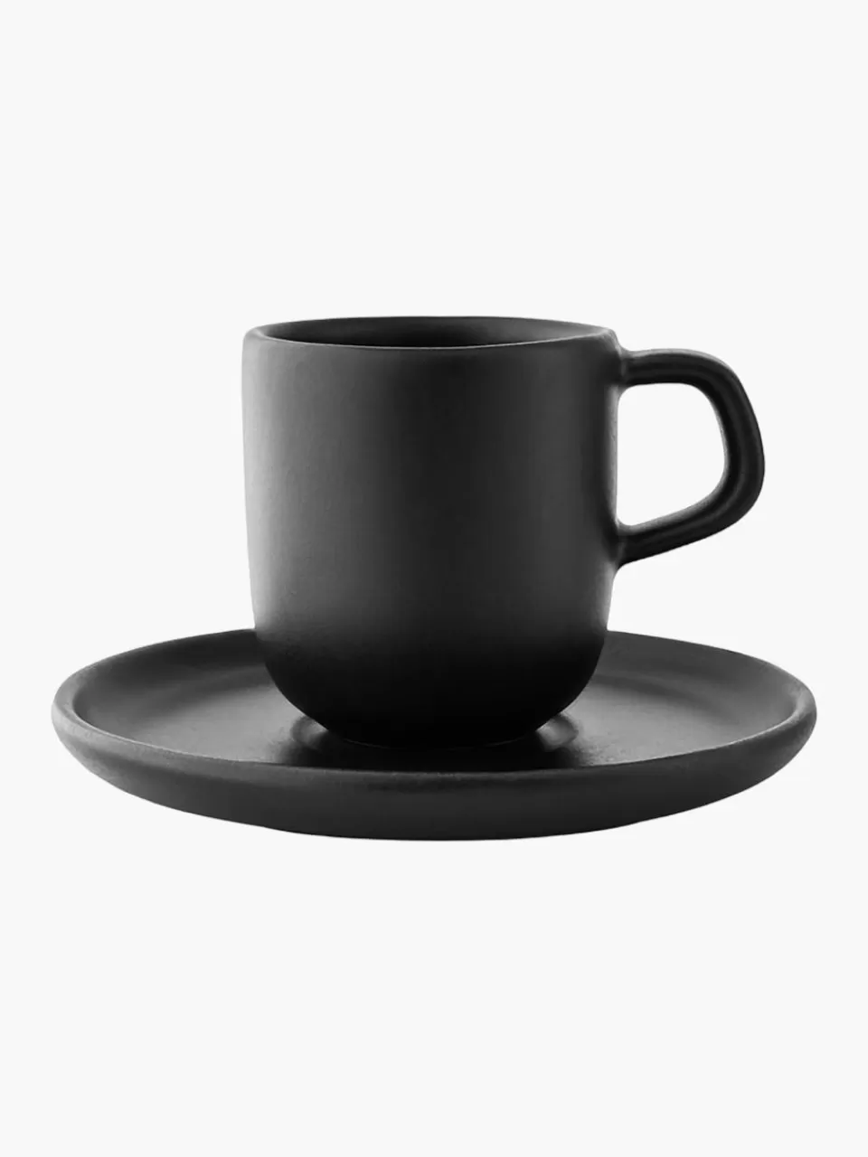 Eva Solo Espresso kopjes Nordic Kitchen met schoteltjes, 4 stuks | Servies | Espressokopjes