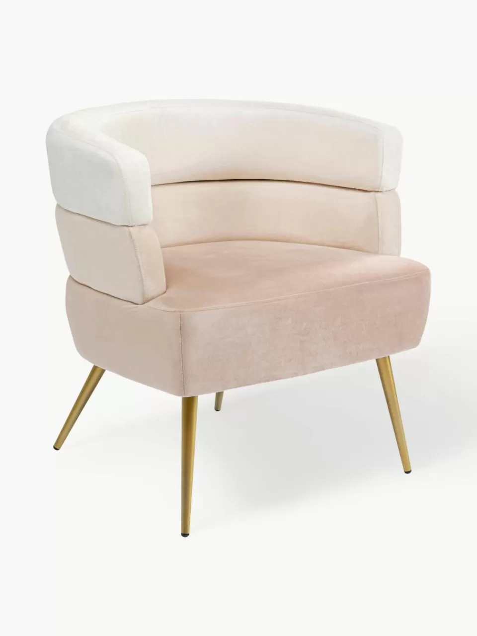 Kare Design Fluwelen fauteuil Sandwich in retro-design | Fauteuils | Relaxfauteuils