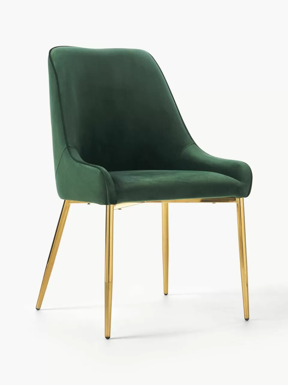 Westwing Collection Fluwelen stoel Ava | Stoelen