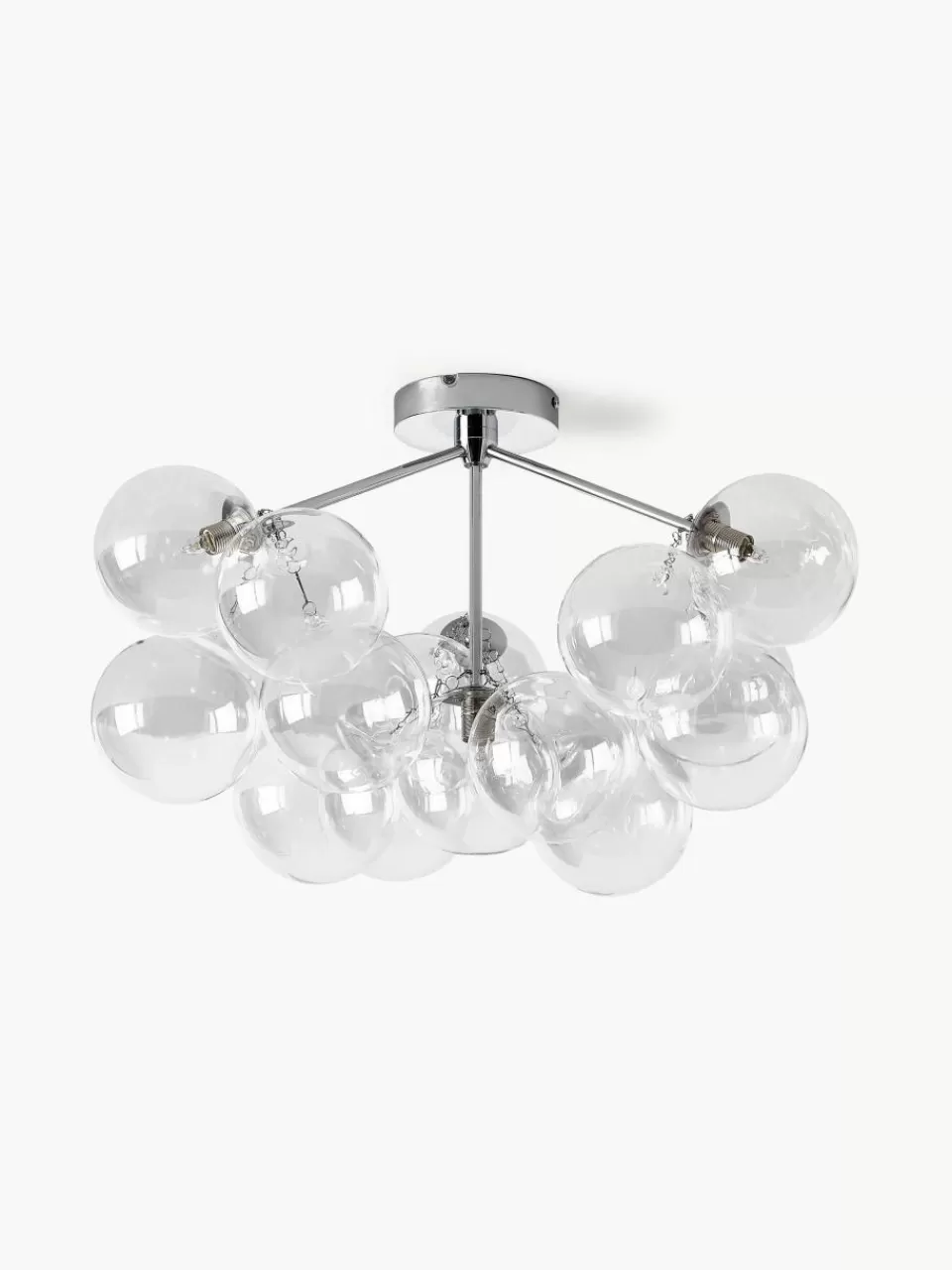 Westwing Collection Glazen bollen plafondlamp Bubbles | Plafondlampen | Plafondlampen