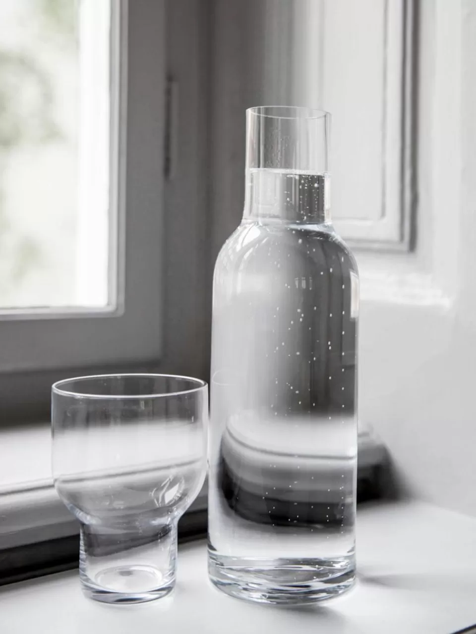 Audo Copenhagen Glazen karaf Deluxe met deksel, 1 L | Waterkaraffen & Waterkannen | Servies