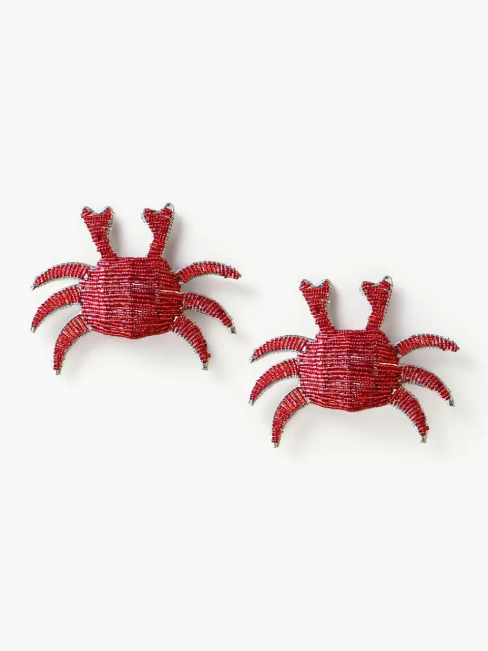 Westwing Glazen kraal servetringen Crab, 2 stuks | Servetringen | Servies