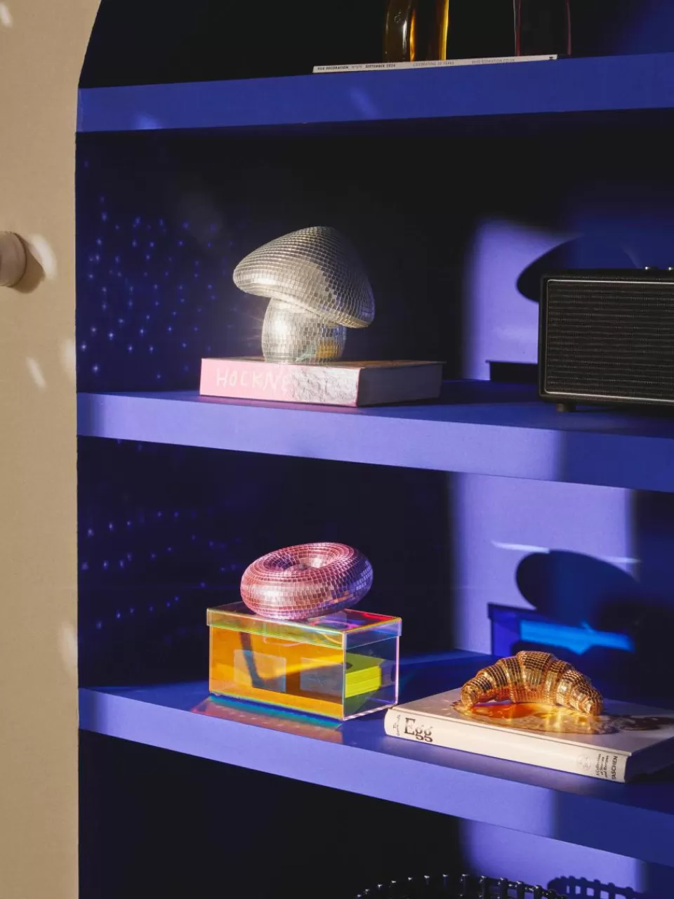 Westwing Collection Glinsterend decoratief object Disco Donut | Decoratie | Decoratieve Objecten