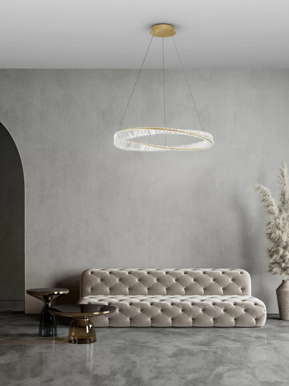 Nova Luce Grote dimbare hanglamp Aurelia | Hanglampen | Hanglampen