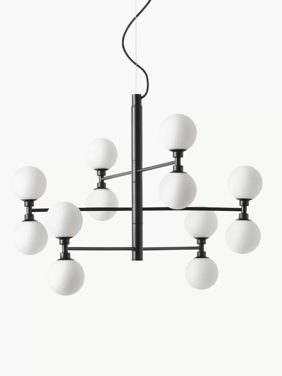 Westwing Collection Grote hanglamp Grover met opaal glazen bollen | Hanglampen | Hanglampen