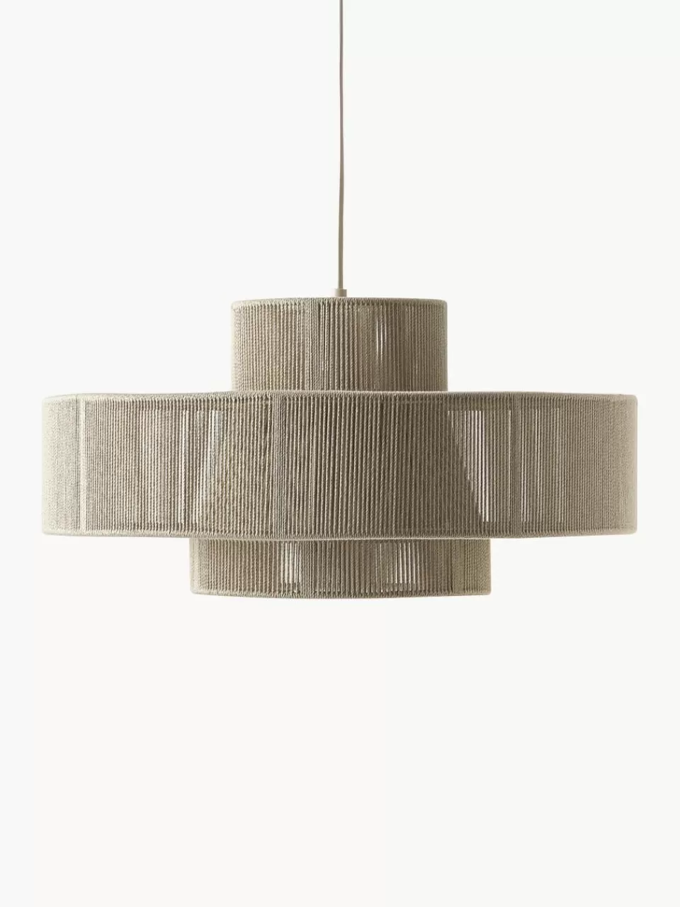 Westwing Collection Grote hanglamp Lace uit linnendraden | Hanglampen | Hanglampen