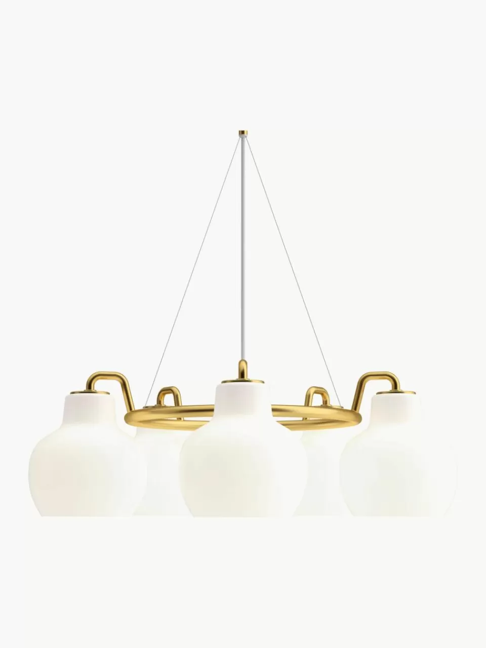 Louis Poulsen Grote hanglamp VL Ring Crown, mondgeblazen | Hanglampen | Hanglampen