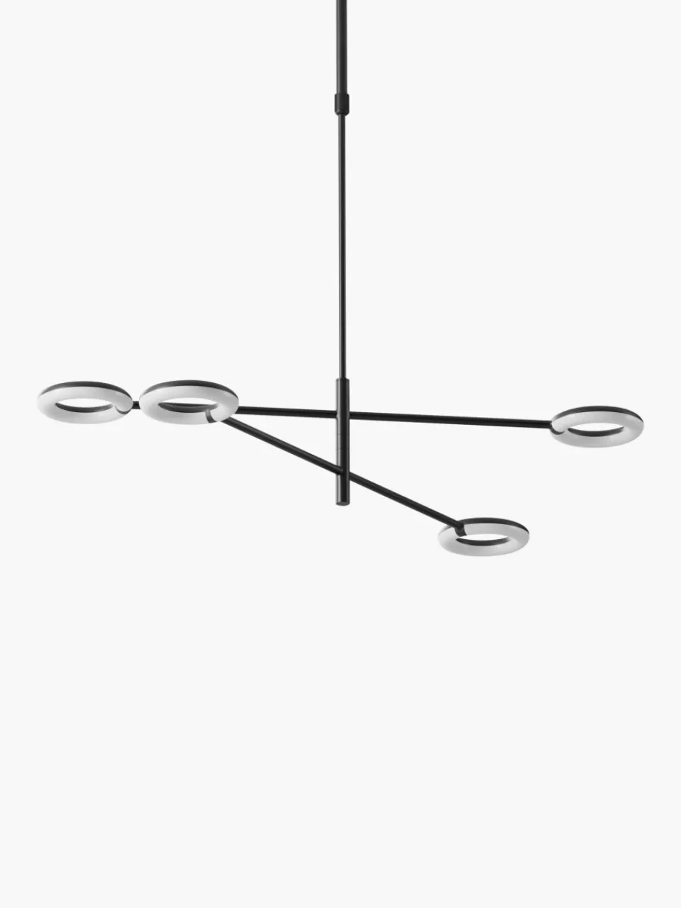 Westwing Collection Grote LED hanglamp Odeon met verstelbare lamparmen | Hanglampen | Hanglampen