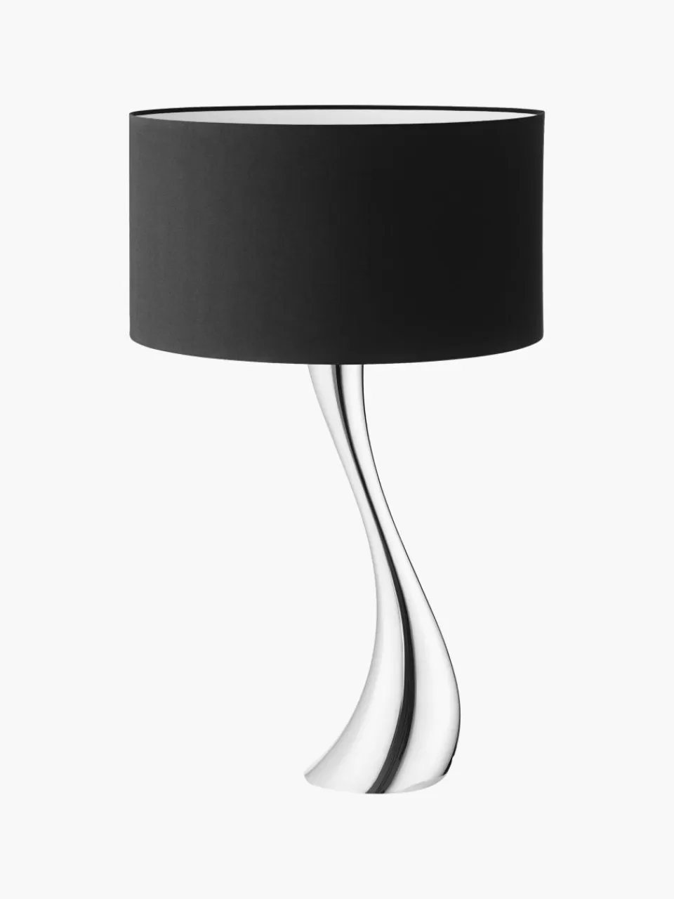 GEORG JENSEN Grote tafellamp Cobra van edelstaal | Bureaulampen | Tafellampen