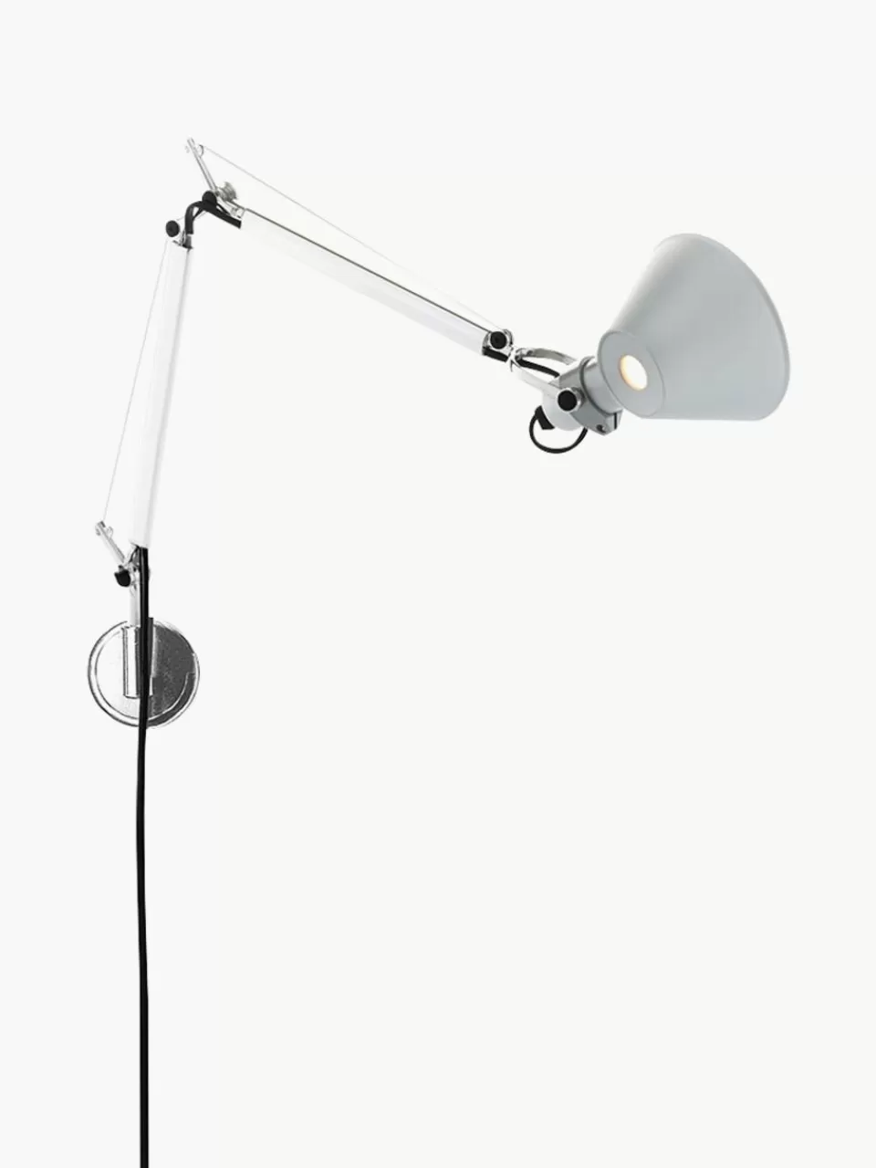 Artemide Grote verstelbare wandlamp Tolomeo Micro met stekker | Wandlampen