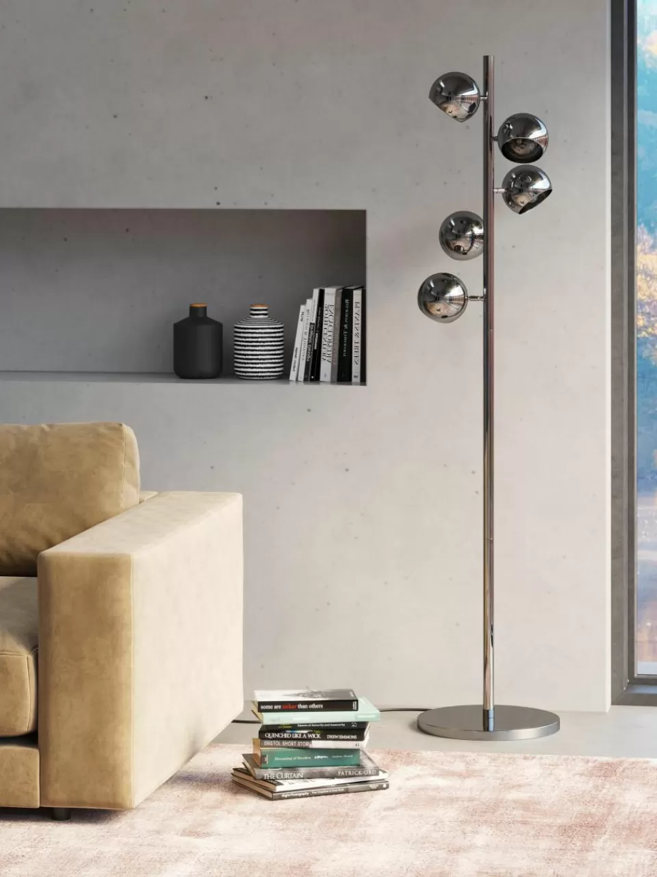 Kare Design Grote vloerlamp Calotta | Staande Lampen