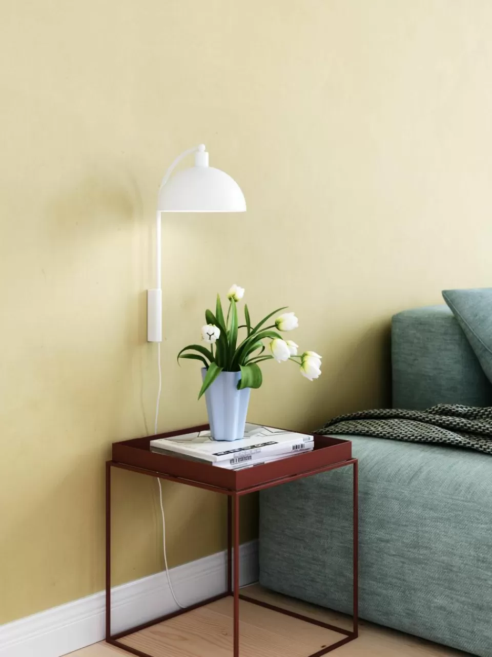 Westwing Grote wandlamp Ellen met stekker | Wandlampen