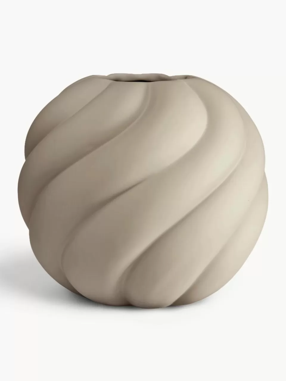 Cooee Design Handbeschilderde keramische vaas Twist Ball, H 20 cm | Vazen | Vazen