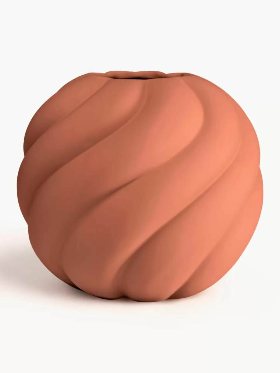 Cooee Design Handbeschilderde keramische vaas Twist Ball, H 20 cm | Vazen | Vazen