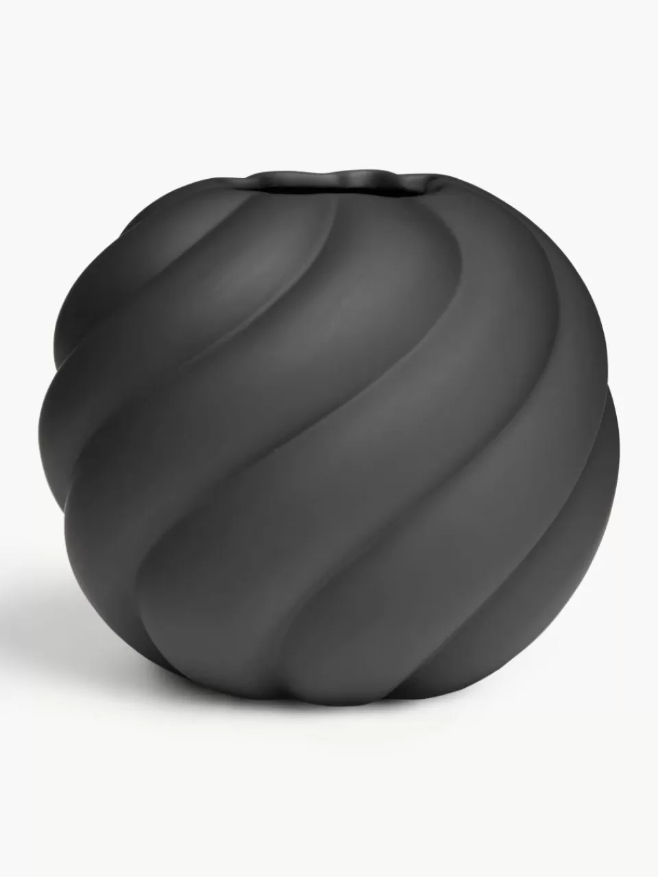 Cooee Design Handbeschilderde keramische vaas Twist Ball, H 20 cm | Vazen | Vazen