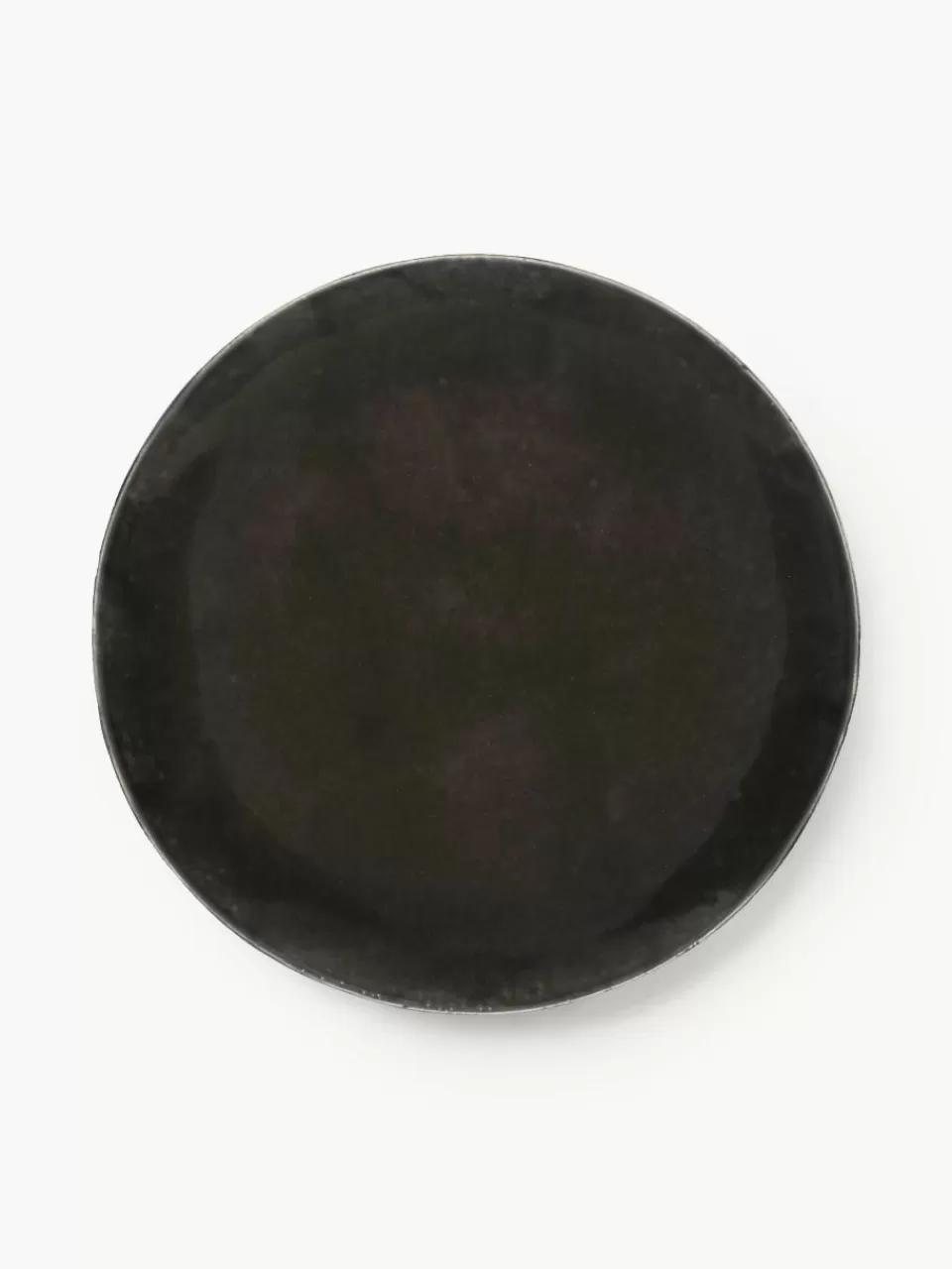 Broste Copenhagen Handgemaakt dinerbord Nordic Coal, 4 stuks | Servies | Dinerborden