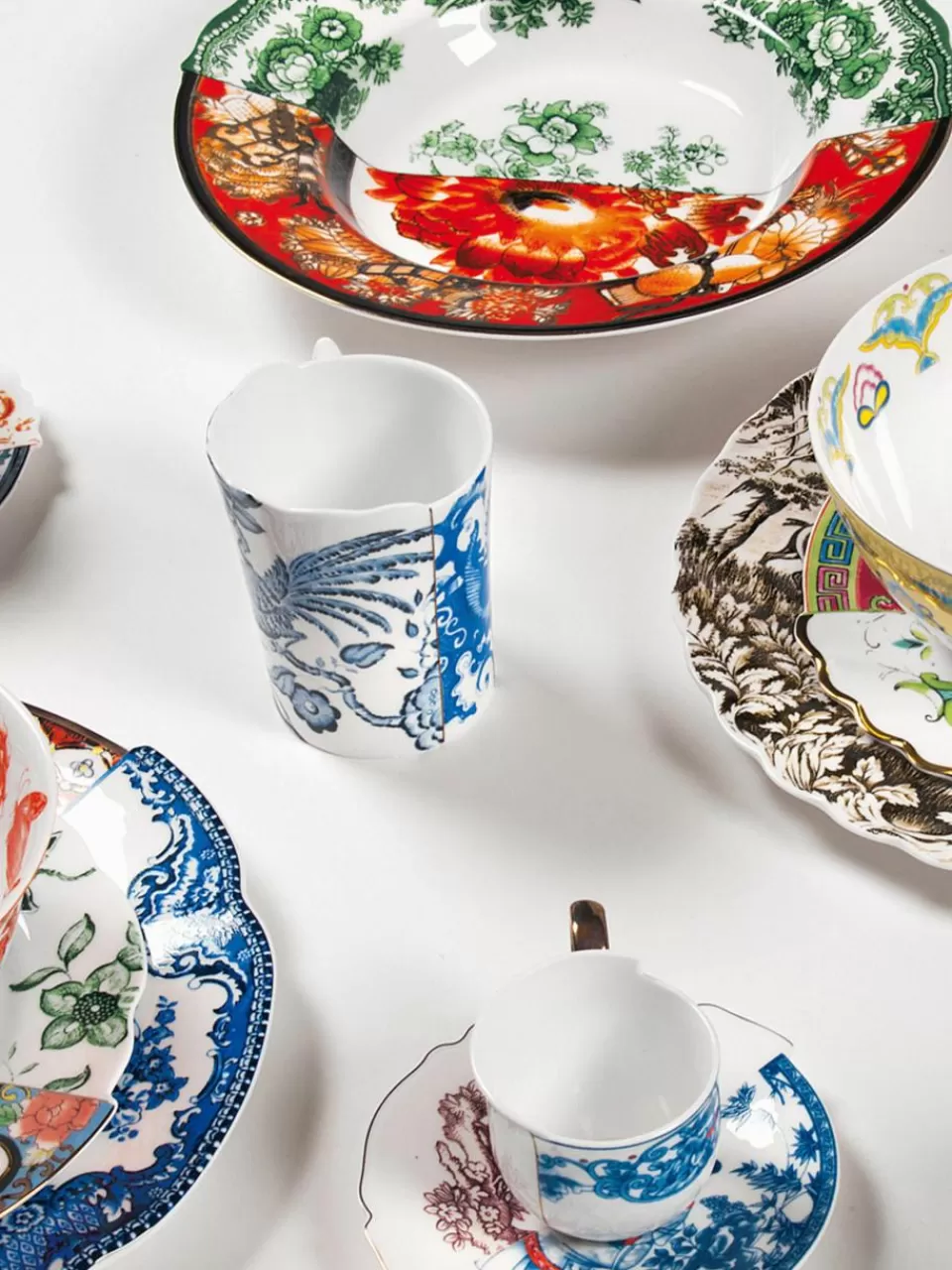 SELETTI Handgemaakte dinerbord Hybrid | Dinerborden | Servies