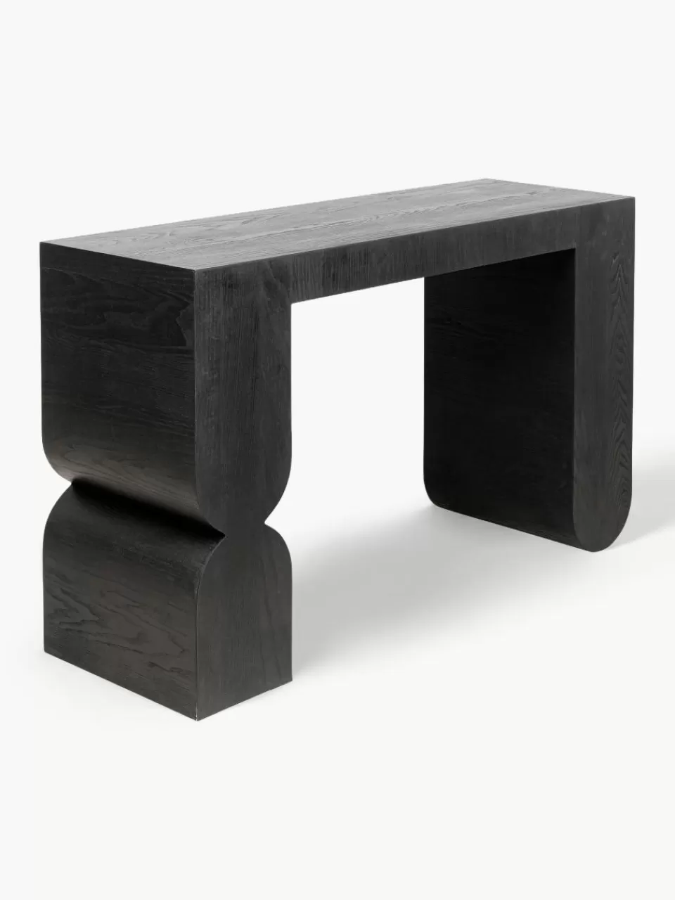 Kare Design Handgemaakte houten console Curve | Wandtafels | Wandtafels