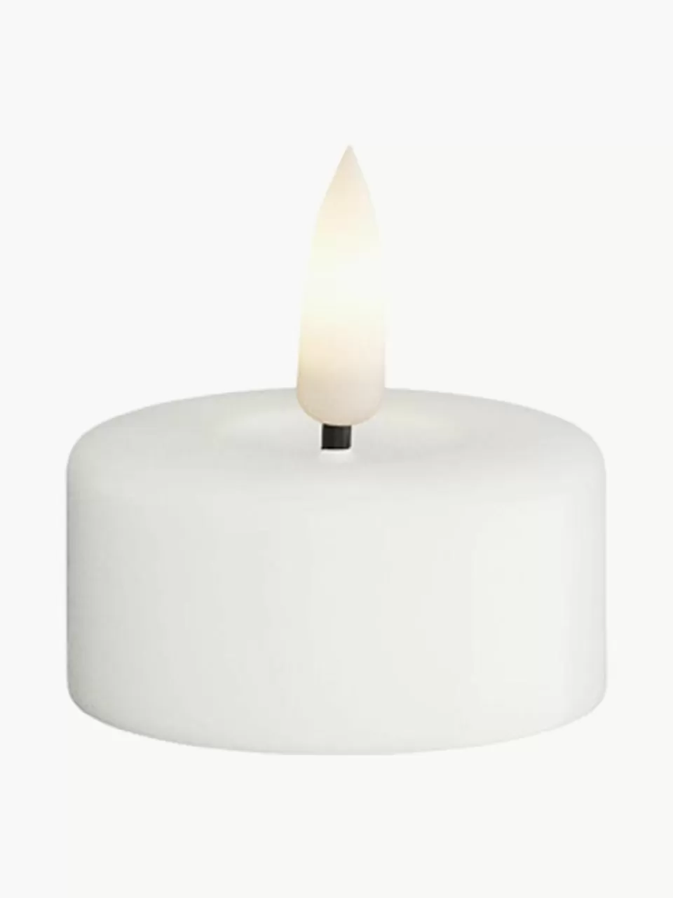 Westwing Handgemaakte LED waxinelichten Real Flame, 4 stuks | Kaarsen & Kaarsenhouders | Kaarsen