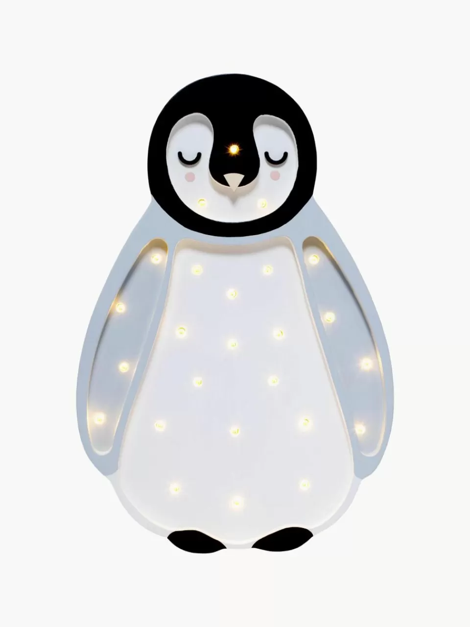 Little Lights Handgemaakte LED-kinderlamp Baby Penguin met timerfunctie en afstandsbediening, dimbaar | Kinderlampen | Kinderlampen