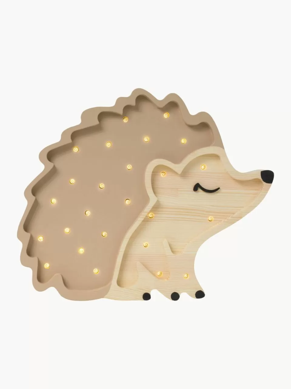 Little Lights Handgemaakte LED-kinderlamp Hedgehog met timerfunctie en afstandsbediening, dimbaar | Kinderlampen | Kinderlampen