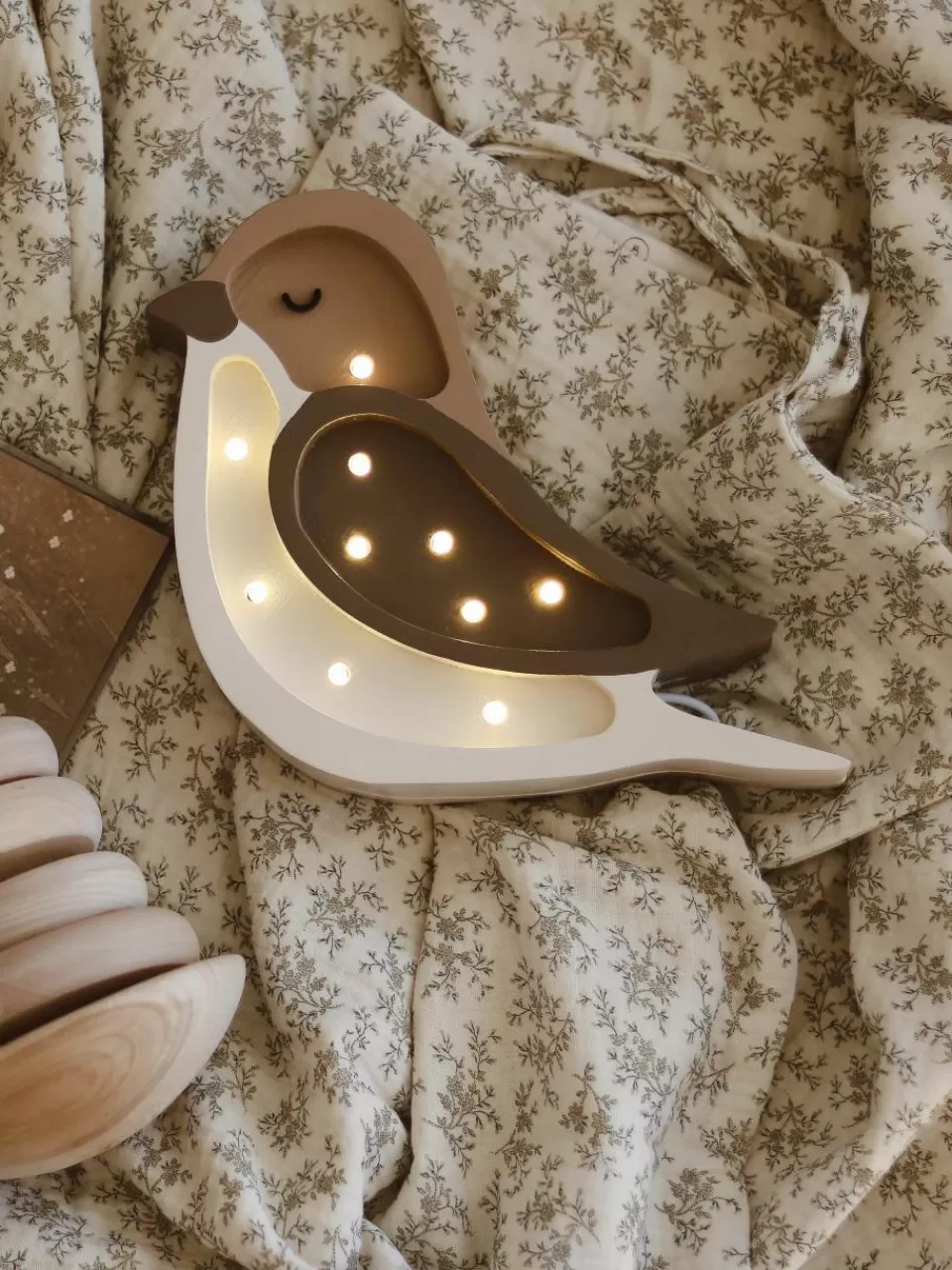 Little Lights Handgemaakte LED-kinderlamp Hedgehog met timerfunctie en afstandsbediening, dimbaar | Kinderlampen | Kinderlampen