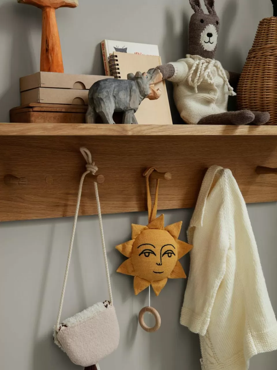 ferm LIVING Kids Handgemaakte speelgoed nijlpaard Animal | Speelgoed & Knuffels | Speelgoed & Knuffels