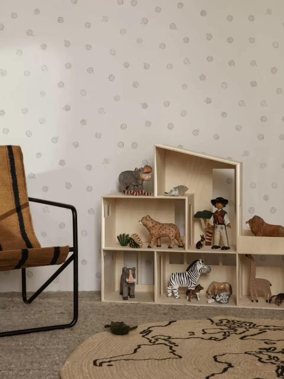 ferm LIVING Kids Handgemaakte speelgoed zebra Animal | Speelgoed & Knuffels | Speelgoed & Knuffels