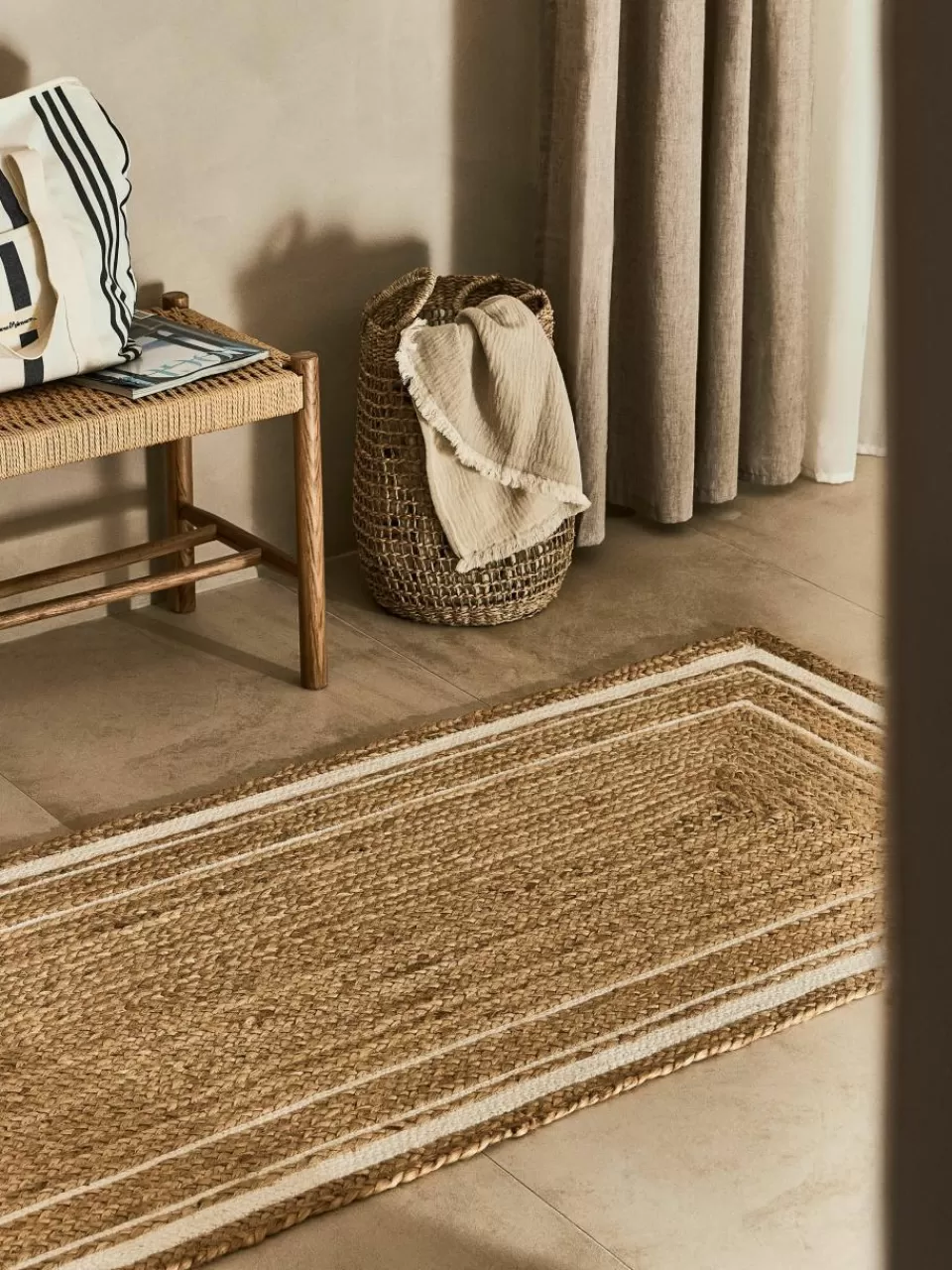 Westwing Collection Handgeweven jute loper Clover | Lopers | Vloerkleden